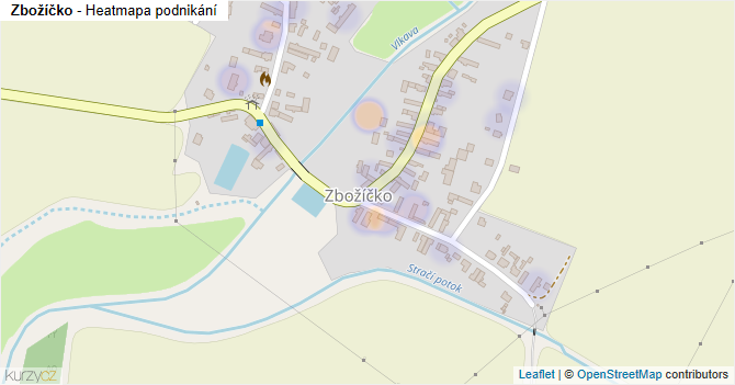 Zbožíčko - mapa podnikání