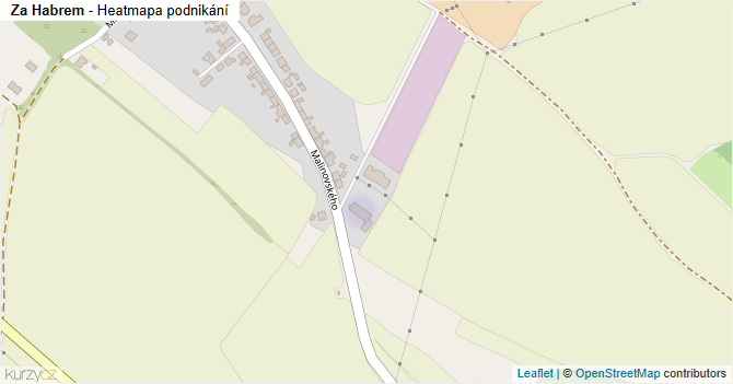 Za Habrem - mapa podnikání