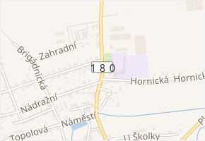 Sokolská v obci Zbůch - mapa ulice