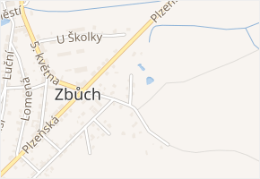 V Olšinkách v obci Zbůch - mapa ulice