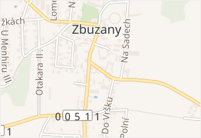 Ořešská v obci Zbuzany - mapa ulice