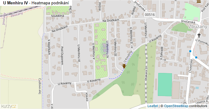U Menhiru IV - mapa podnikání