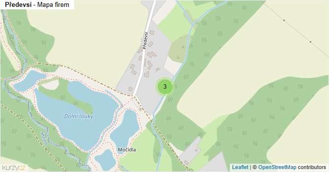 Předevsí - mapa firem