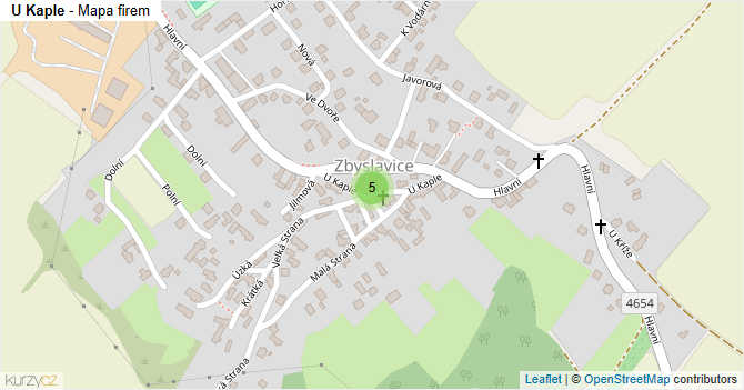 U Kaple - mapa firem