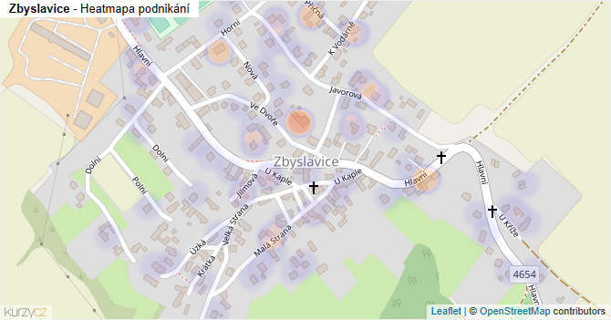 Zbyslavice - mapa podnikání