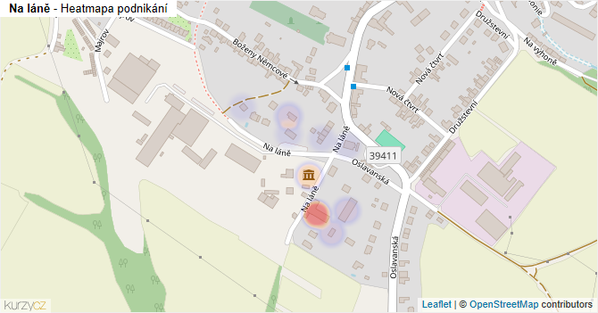 Na láně - mapa podnikání