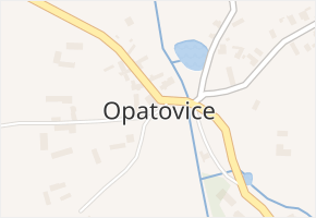 Opatovice v obci Zbýšov - mapa části obce