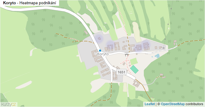 Koryto - mapa podnikání
