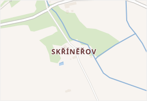 Skříněřov v obci Zbytiny - mapa části obce