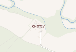 Chotiv v obci Žďár nad Orlicí - mapa části obce
