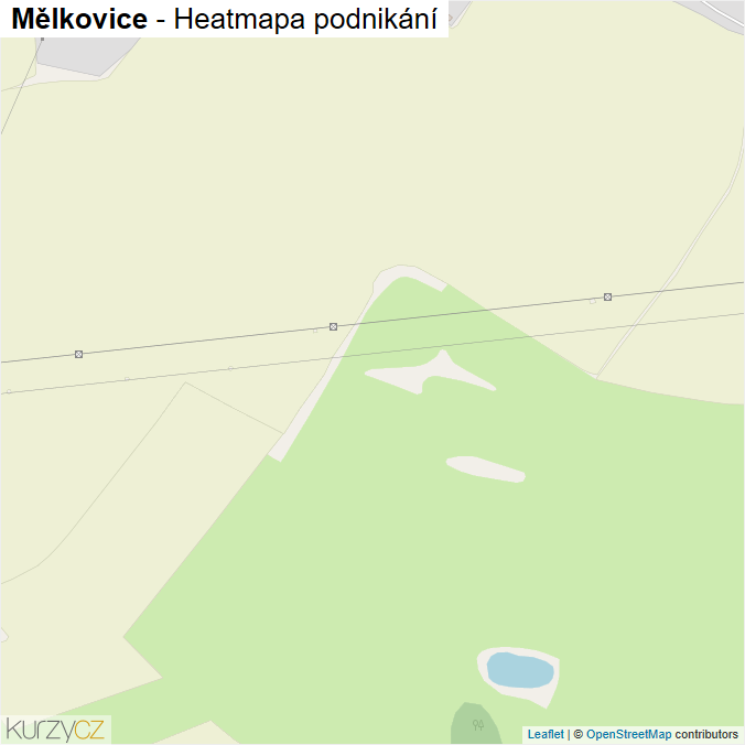 Mapa Mělkovice - Firmy v části obce.