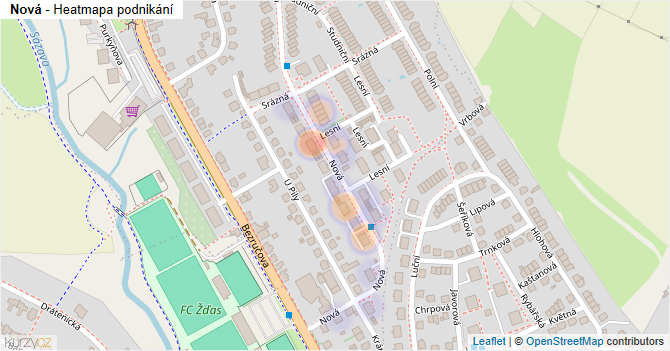 Nová - mapa podnikání