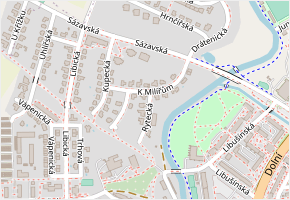 Rytecká v obci Žďár nad Sázavou - mapa ulice