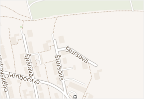Štursova v obci Žďár nad Sázavou - mapa ulice