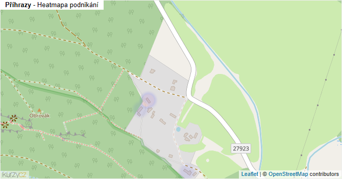 Příhrazy - mapa podnikání