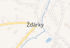 Žďárky v obci Žďárky - mapa části obce