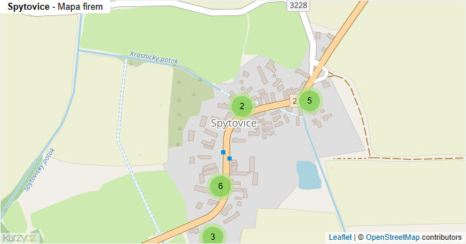 Spytovice - mapa firem