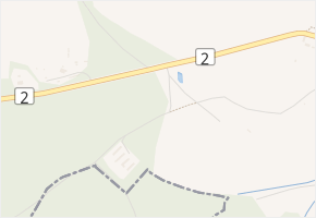 Zbraněves v obci Zdechovice - mapa části obce