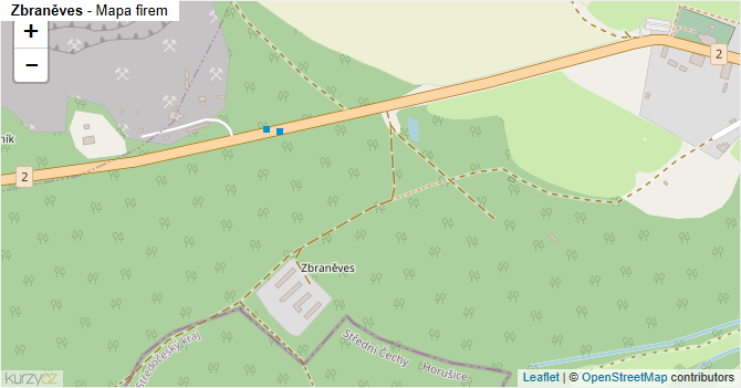 Zbraněves - mapa firem