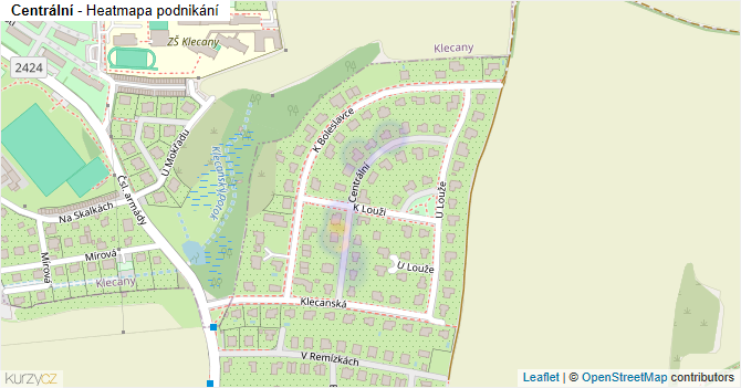 Centrální - mapa podnikání
