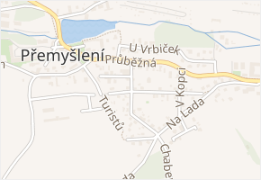 Chaberská v obci Zdiby - mapa ulice
