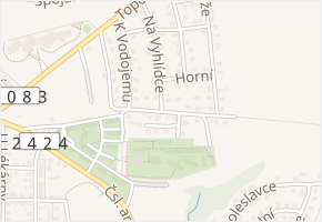 K Boleslavce v obci Zdiby - mapa ulice