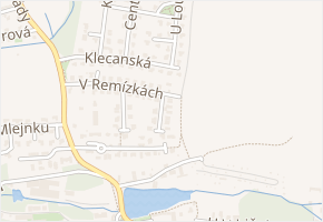 Koroptví v obci Zdiby - mapa ulice