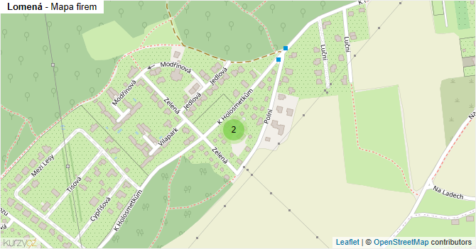 Lomená - mapa firem