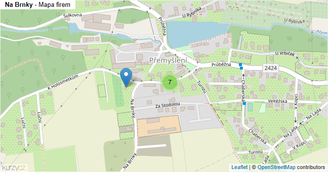 Na Brnky - mapa firem
