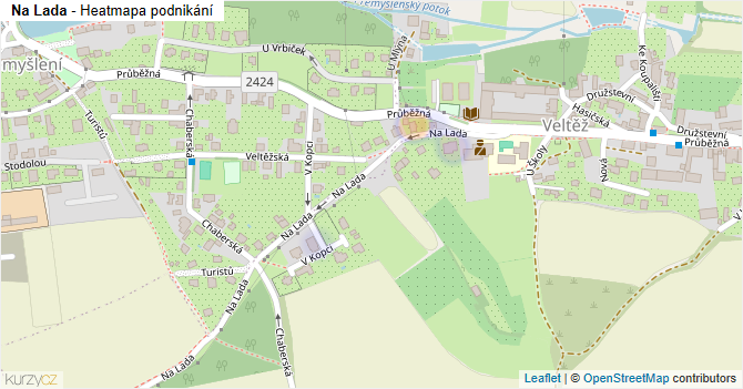 Na Lada - mapa podnikání