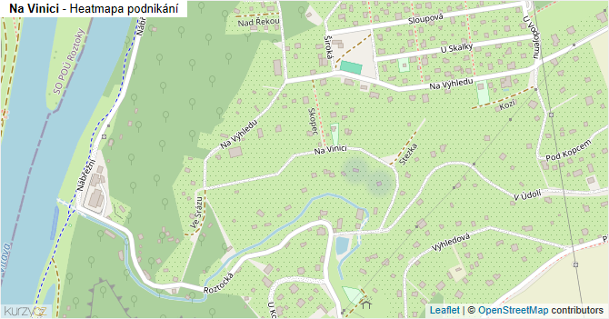 Na Vinici - mapa podnikání