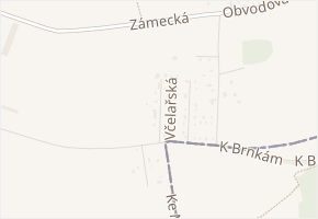 Ořechová v obci Zdiby - mapa ulice