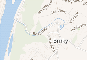 Roztocká v obci Zdiby - mapa ulice