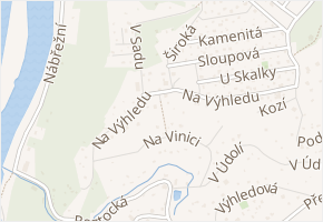 Skopec v obci Zdiby - mapa ulice