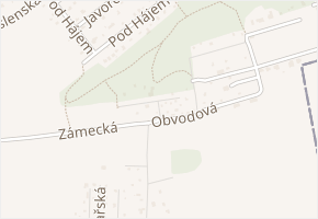 Spojka v obci Zdiby - mapa ulice