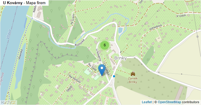 U Kovárny - mapa firem