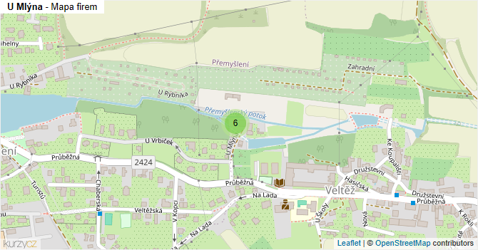U Mlýna - mapa firem