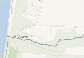 Uzavřená v obci Zdiby - mapa ulice