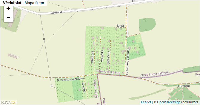 Včelařská - mapa firem