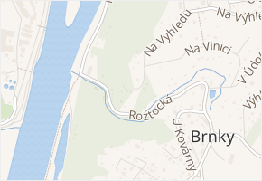 Ve Srázu v obci Zdiby - mapa ulice