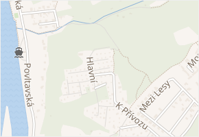 Východní v obci Zdiby - mapa ulice