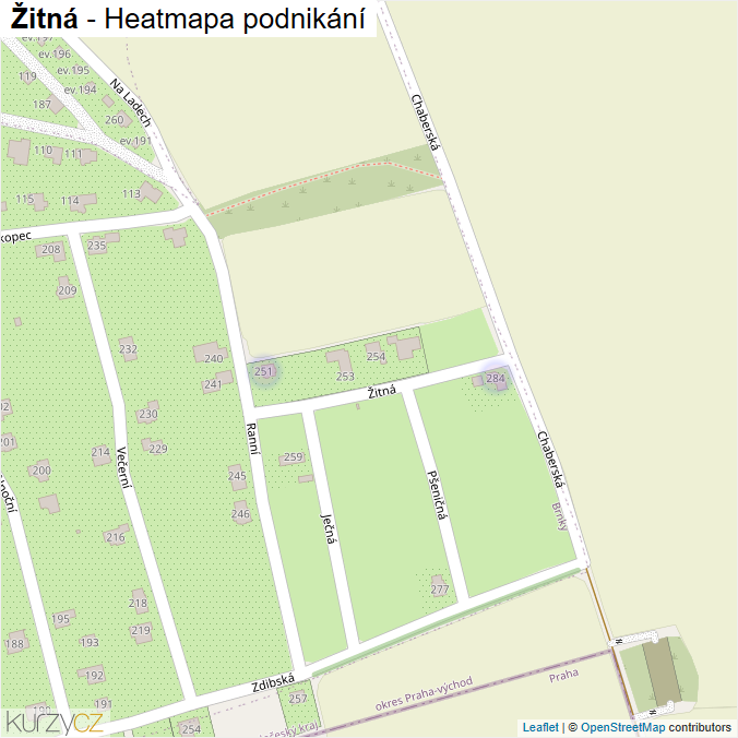 Mapa Žitná - Firmy v ulici.