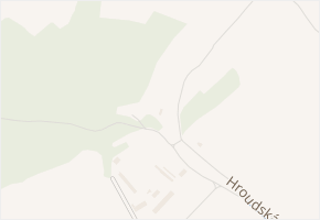 Hroudská v obci Zdice - mapa ulice