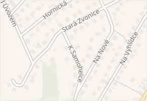 K Samohelce v obci Zdice - mapa ulice