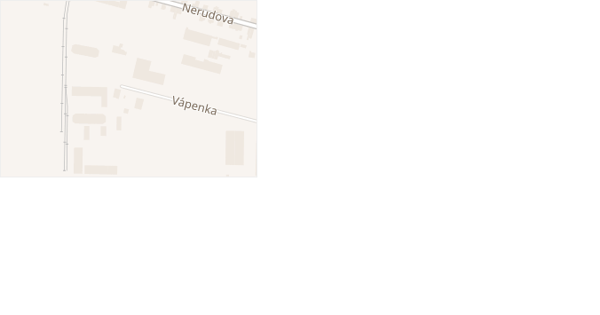Vápenka v obci Zdice - mapa ulice
