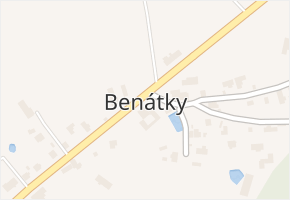 Benátky v obci Ždírec nad Doubravou - mapa části obce