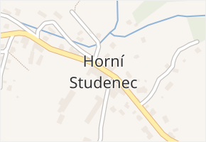 Horní Studenec v obci Ždírec nad Doubravou - mapa části obce