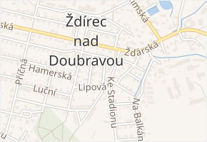 Stará v obci Ždírec nad Doubravou - mapa ulice