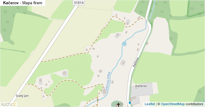 Kačerov - mapa firem
