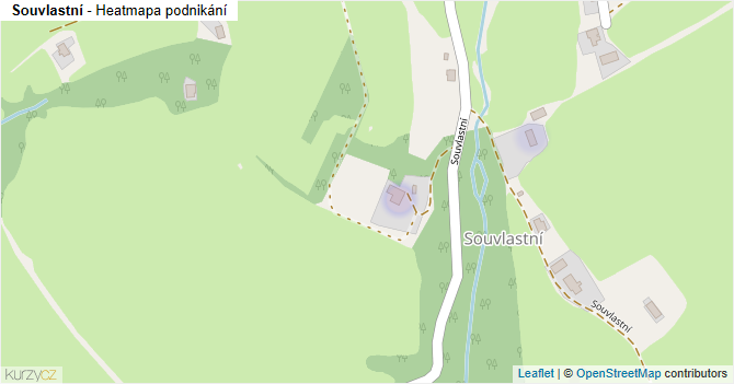 Souvlastní - mapa podnikání